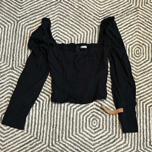 Reformation demi top in black - Picture 5 of 7